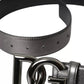 Dolce & Gabbana Silver Calf Leather Metal Logo Buckle Men Belt