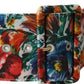 Dolce & Gabbana Multicolor Carretto Fabric Wide Waist Belt