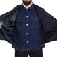 Dolce & Gabbana Blue Striped Double Breasted Denim Blazer