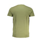 Cavalli Class Green Cotton T-Shirt