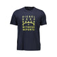 Diesel Blue Cotton Men T-Shirt