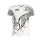 Cavalli Class White Cotton T-Shirt