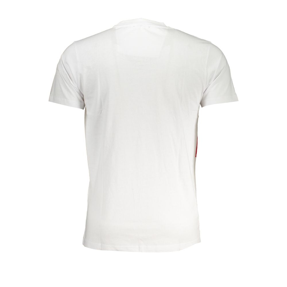 Cavalli Class White Cotton T-Shirt