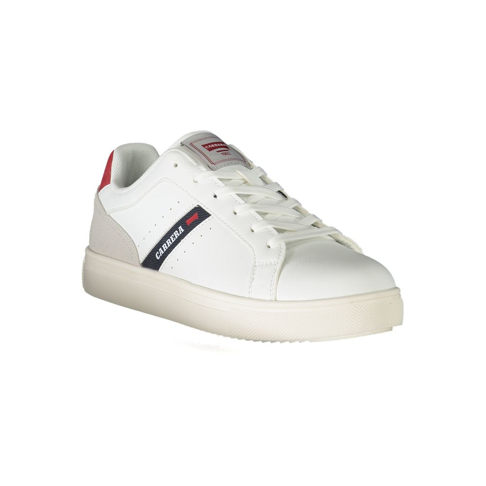 Carrera White Polyester Sneaker