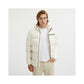 Centogrammi Elegant White Hooded Down Jacket