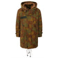 Dsquared² Camo Textured Hooded Parka with Leather Details