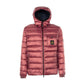 Refrigiwear Elegant Pink Hooded Jacket with Zip Pockets