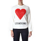 Love Moschino White Wool Women Sweater