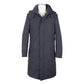 Made in Italy Italian Elegance Wool-Blend Men's Raincoat