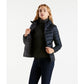 Refrigiwear Elegant Satin-Feel Down Jacket in Dark Blue