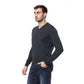 Billionaire Italian Couture Gray Merino Wool Men Sweater