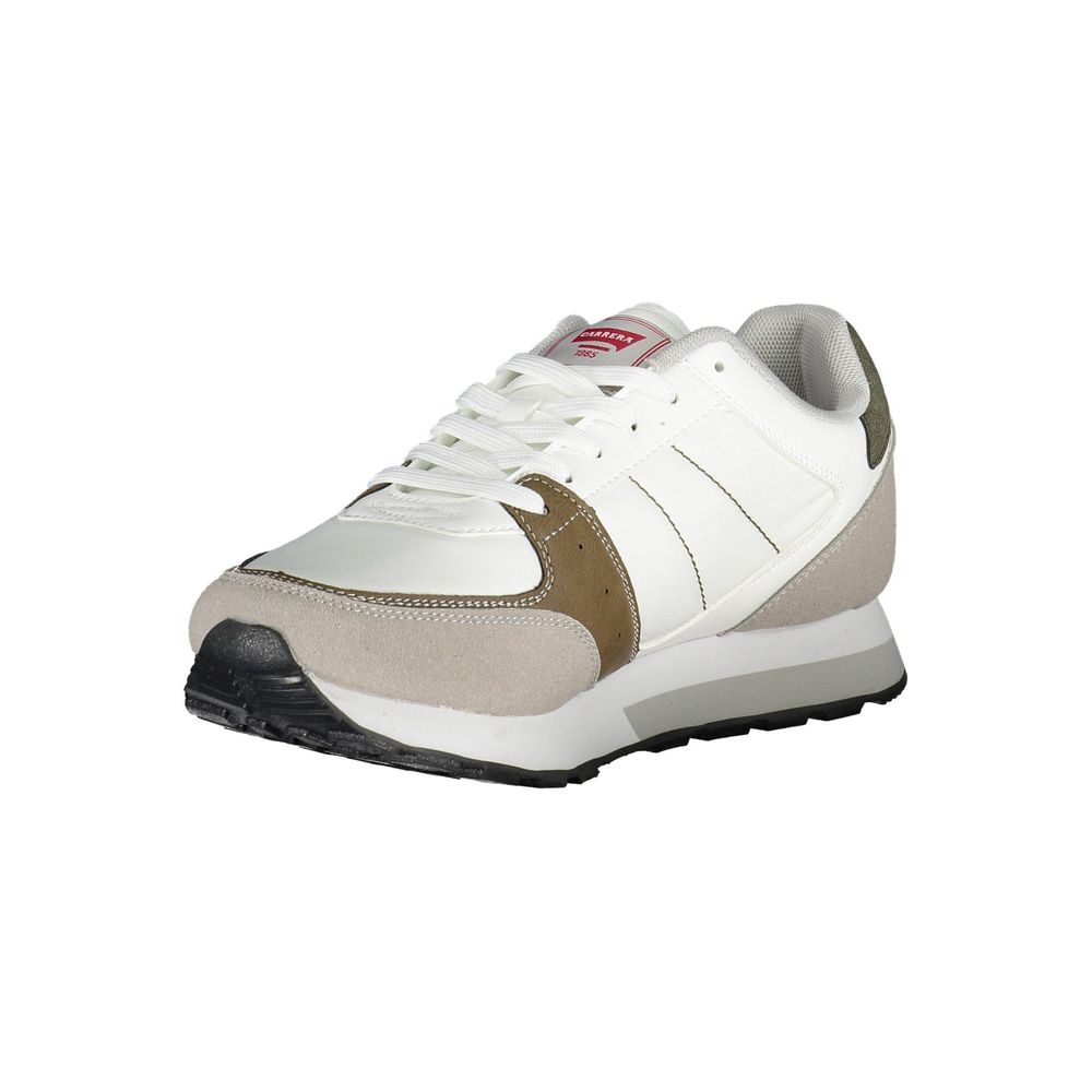 Carrera White Eco Leather Men Sneaker