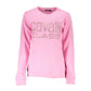 Cavalli Class Pink Cotton Sweater