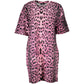 Cavalli Class Pink Cotton Dress