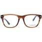 Ermenegildo Zegna Brown Plastic Glasses (Frames)
