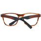 Ermenegildo Zegna Brown Plastic Glasses (Frames)
