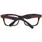 Ermenegildo Zegna Brown Plastic Glasses (Frames)