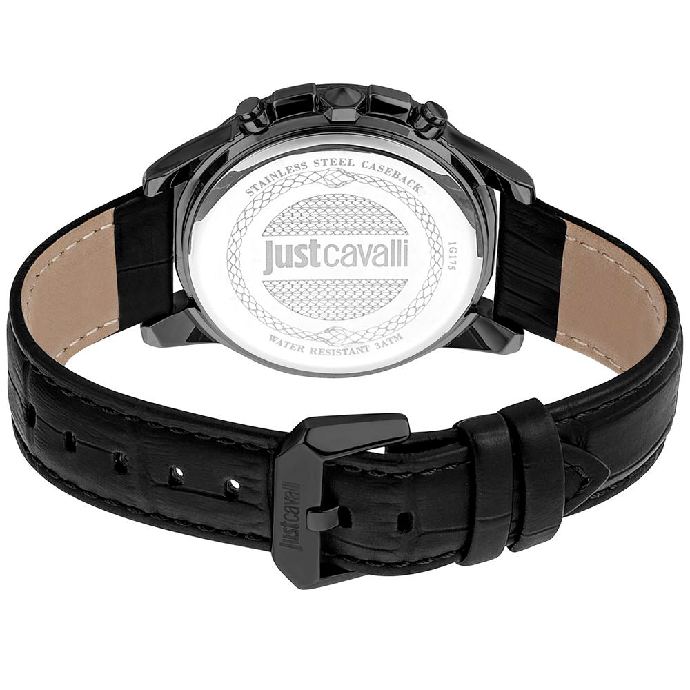 Just Cavalli Black Men Watch