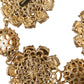 Dolce & Gabbana Gold FIORI BLOOMING Floral Baroque Crystals Bracelet