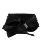 Dolce & Gabbana Black Nylon Logo Plaque Belt Waist Fanny Pack Bag