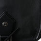 Dolce & Gabbana Black Washed Calfskin Biker Style Shopper Bag