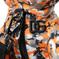 Dolce & Gabbana Multicolor Camouflage Print Animal Silhouette Bag