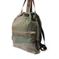 Dolce & Gabbana Military Green Patchwork Rucksack Backpack Bag