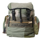 Dolce & Gabbana Military Green Patchwork Rucksack Backpack Bag