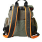 Dolce & Gabbana Military Green Patchwork Rucksack Backpack Bag