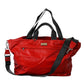 Dolce & Gabbana Red Nylon Calfskin Hand Shoulder Duffel Bag