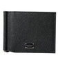 Dolce & Gabbana Black Leather Bifold Logo Plaque Card Holder Wallet