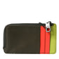 Dolce & Gabbana Multicolor Calfskin Leather Logo Card Holder Wallet