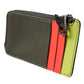 Dolce & Gabbana Multicolor Calfskin Leather Logo Card Holder Wallet