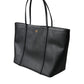 Dolce & Gabbana Black Leather Miss Escape Shopping Tote Women Bag