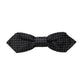 Dolce & Gabbana Black Silk Polka Dot Adjustable Neck Men Papillon Bow Tie