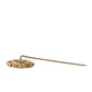 Dolce & Gabbana Gold Tone Brass Oval Gem Stone Men Pin Brooch