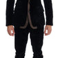 Dolce & Gabbana Elegant Blue Three-Piece Slim Fit Suit