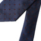 Dolce & Gabbana Blue Polka Dot 100% Silk Adjustable Men Tie