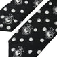 Dolce & Gabbana Black Heart Polka Dot Adjustable Tie