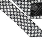 Dolce & Gabbana White Circles 100% Silk Adjustable Tie