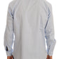 Cavalli Light Blue Cotton Dress Shirt