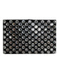 Dolce & Gabbana Black Velvet Crystal Clutch Evening Party Purse Bag