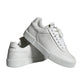 Dolce & Gabbana White Miami Leather Low Top Sneakers Shoes