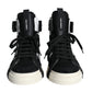 Dolce & Gabbana Black White Lace Up High Top Sneakers Shoes