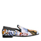 Dolce & Gabbana Multicolor Madonna Majolica Amalfi Men Loafers Shoes