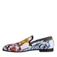 Dolce & Gabbana Multicolor Madonna Majolica Amalfi Men Loafers Shoes