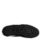 Dolce & Gabbana Black White Calf Fur Slip On Loafers Men Shoes