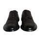 Dolce & Gabbana Black Leather Oxford Wingtip Formal Men Shoes