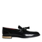 Dolce & Gabbana Black Calf Leather Loafer Mens Dress Shoes