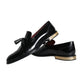 Dolce & Gabbana Black Calf Leather Loafer Mens Dress Shoes